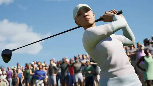 Пример визуального стиля и графики игры PGA TOUR 2K25