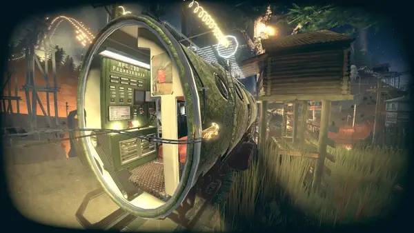 Пример визуального стиля и графики игры Pnevmo-Capsula Domiki