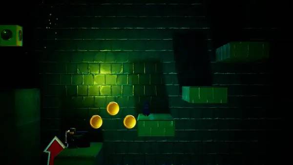 Пример визуального стиля и графики игры POLE