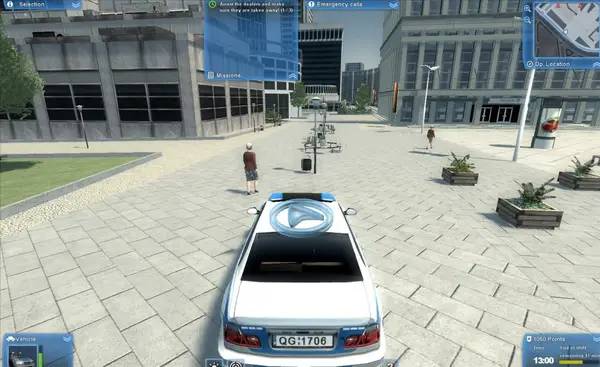 Пример визуального стиля и графики игры Police Force