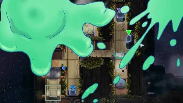 Пример визуального стиля и графики игры Professor Lupo and his Horrible Pets