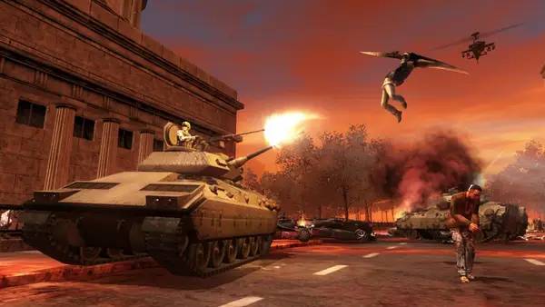 Пример визуального стиля и графики игры Prototype