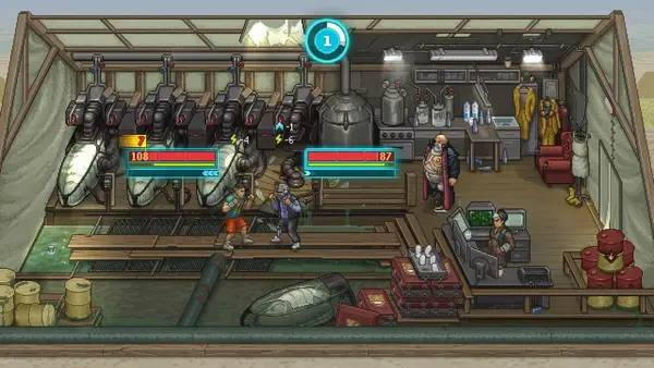 Пример визуального стиля и графики игры Punch Club 2  Fast Forward