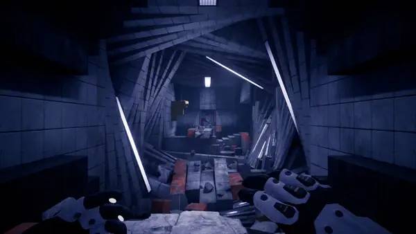 Пример визуального стиля и графики игры Q.U.B.E. 10th Anniversary