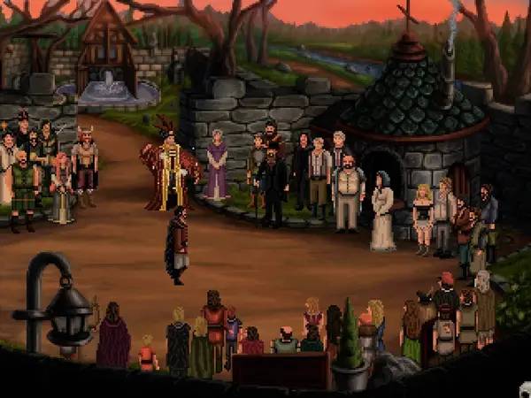 Пример визуального стиля и графики игры Quest for Infamy