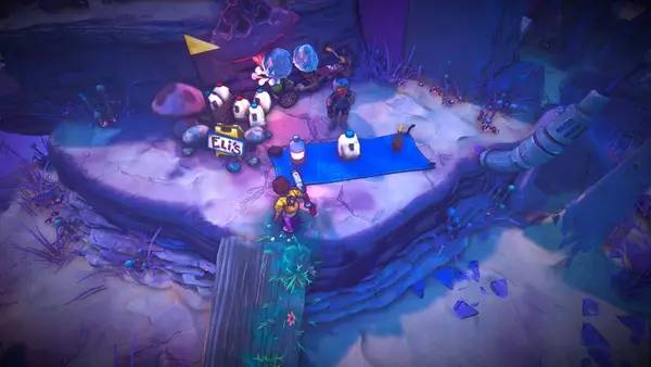 Пример визуального стиля и графики игры RAD