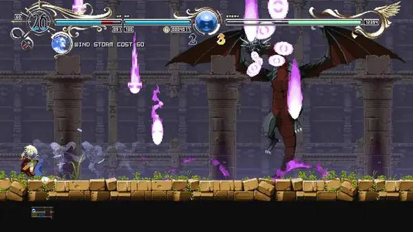 Пример визуального стиля и графики игры Record of Lodoss War -Deedlit in Wonder Labyrinth-