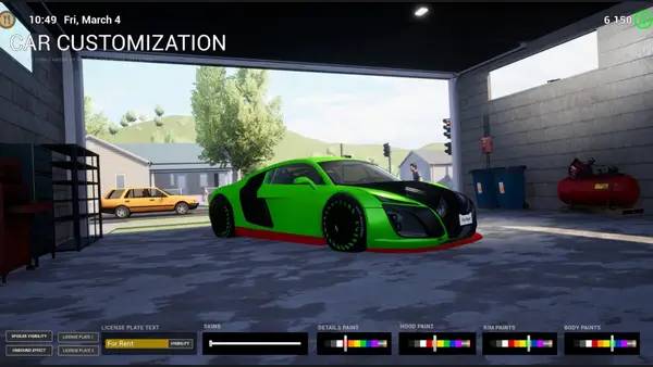 Пример визуального стиля и графики игры Rent A Car Simulator 24