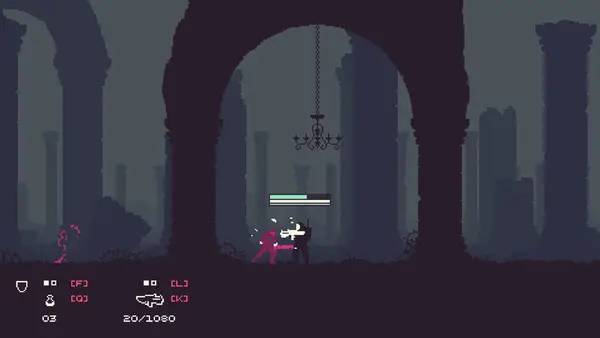 Пример визуального стиля и графики игры Return