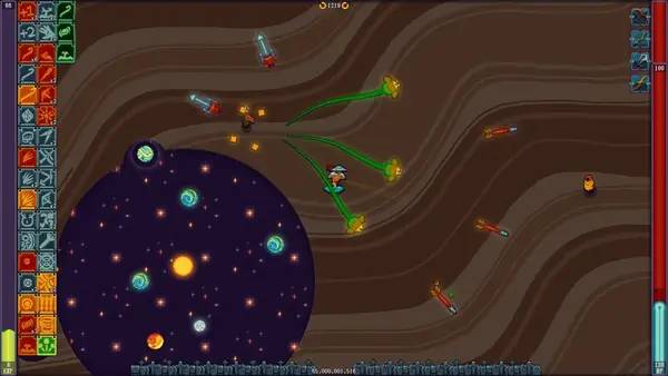 Пример визуального стиля и графики игры RICE - Repetitive Indie Combat Experience