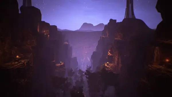 Пример визуального стиля и графики игры Ridge