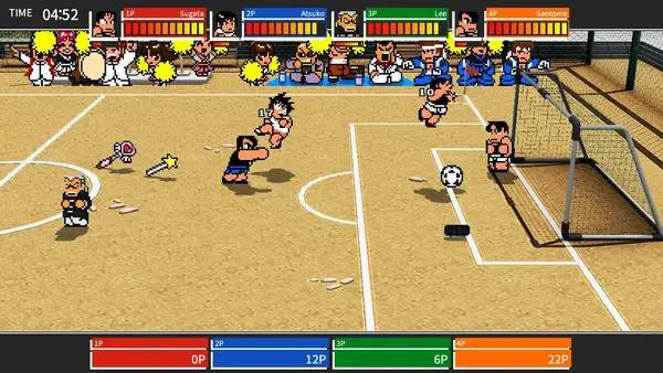 Пример визуального стиля и графики игры River City Melee  Battle Royal Special