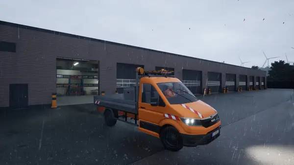 Пример визуального стиля и графики игры Road Maintenance Simulator 2 - Winter Services