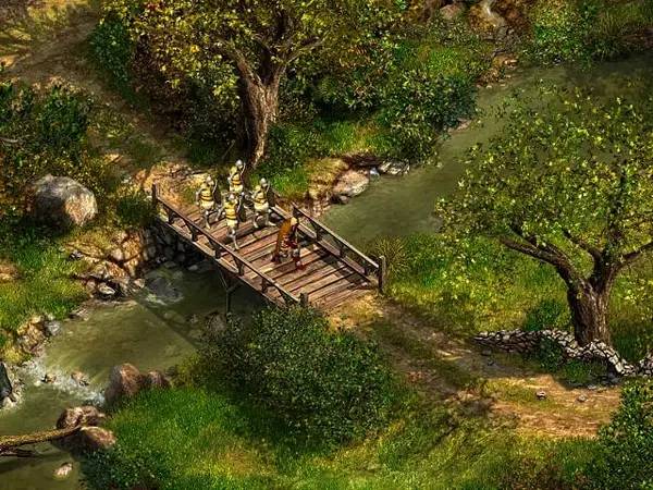 Пример визуального стиля и графики игры Robin Hood  The Legend of Sherwood