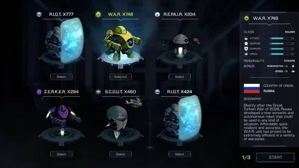 Пример визуального стиля и графики игры Robothorium Cyberpunk Dungeon Crawler