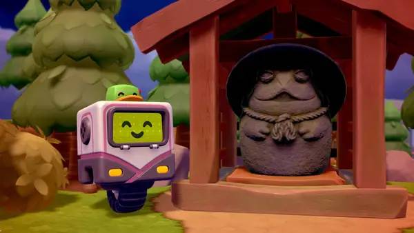 Пример визуального стиля и графики игры Rolling Hills  Make Sushi, Make Friends