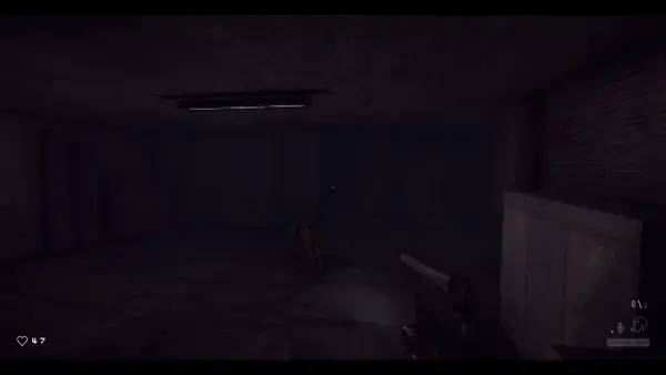 Пример визуального стиля и графики игры Rotten Flesh - Cosmic Horror Survival Game