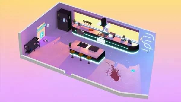 Пример визуального стиля и графики игры Rumu