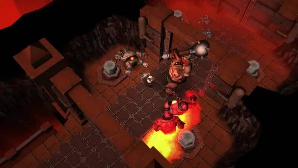 Пример визуального стиля и графики игры Runic Rampage - Action RPG