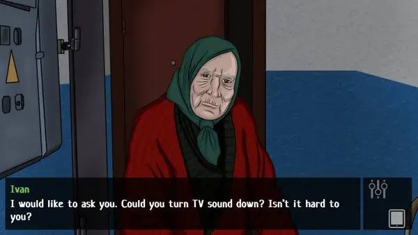 Пример визуального стиля и графики игры Russian Horror Story