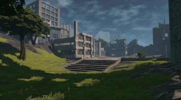 Пример визуального стиля и графики игры RWBY Grimm Eclipse