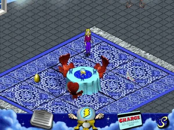 Пример визуального стиля и графики игры Sabrina the Teenage Witch  Brat Attack