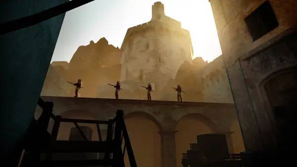 Пример визуального стиля и графики игры SACRALITH The Archer`s Tale