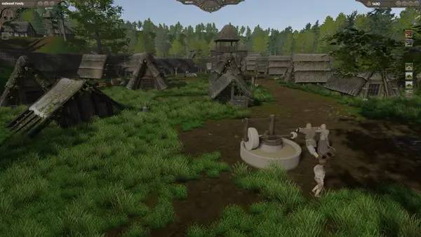 Пример визуального стиля и графики игры SAELIG