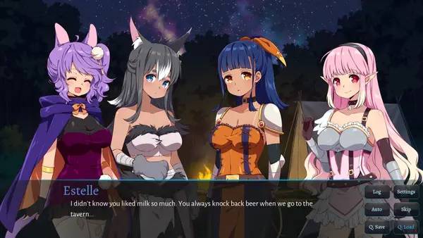 Пример визуального стиля и графики игры Sakura Knight 3