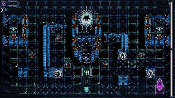 Пример визуального стиля и графики игры Saturn Quest  R. U. N. E. 3000