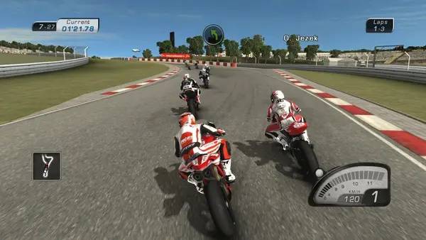 Пример визуального стиля и графики игры SBK X  Superbike World Championship