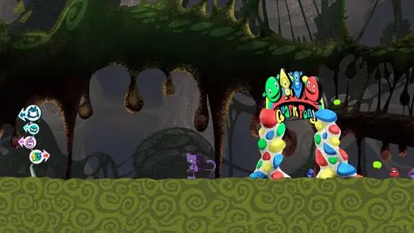 Пример визуального стиля и графики игры Schrodinger's Cat And The Raiders Of The Lost Quark