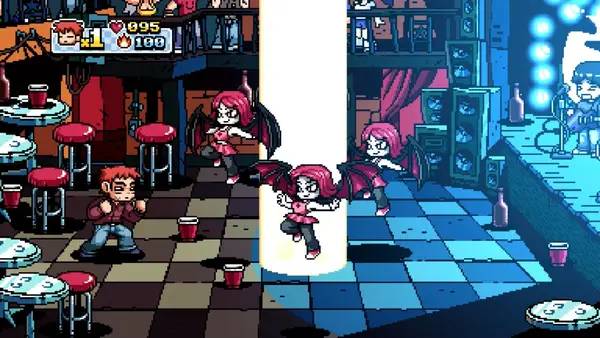 Пример визуального стиля и графики игры Scott Pilgrim vs. The World  The Game – Complete Edition