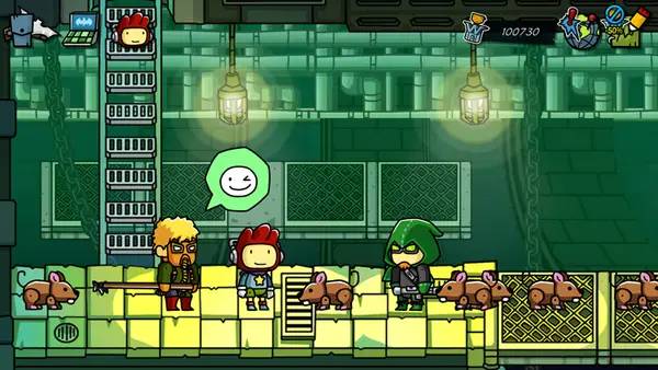 Пример визуального стиля и графики игры Scribblenauts Unmasked  A DC Comics Adventure