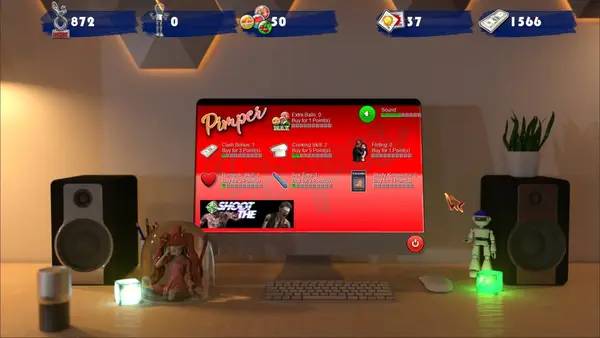 Пример визуального стиля и графики игры Sex Dating Trip