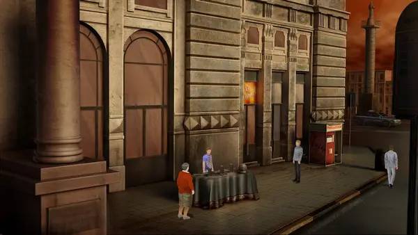Пример визуального стиля и графики игры Shadows on the Vatican Act 2  Wrath