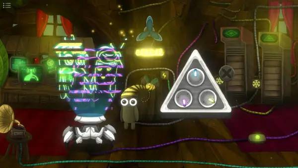 Пример визуального стиля и графики игры Shapik The Quest