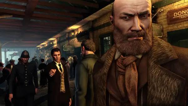 Пример визуального стиля и графики игры Sherlock Holmes Crimes and Punishments