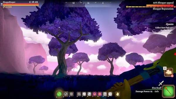 Пример визуального стиля и графики игры Shoppe Keep 2