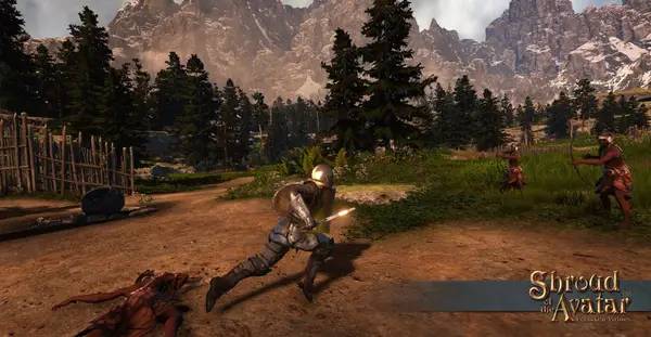 Пример визуального стиля и графики игры Shroud of the Avatar  Forsaken Virtues