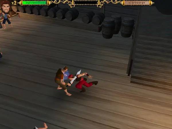 Пример визуального стиля и графики игры Sinbad  Legend of the Seven Seas