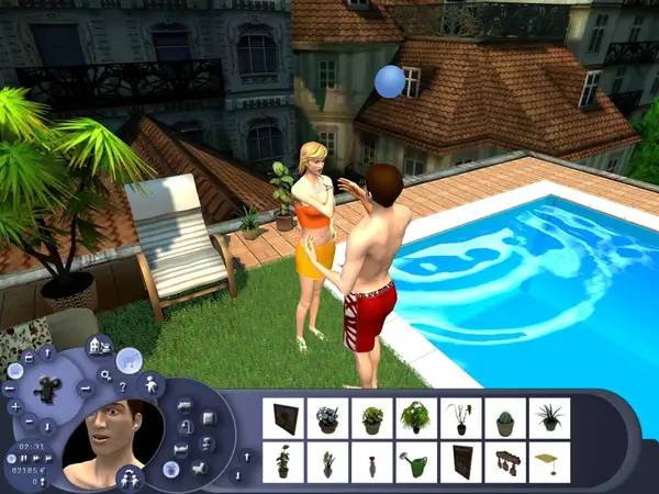 Пример визуального стиля и графики игры Singles flirt up your life!