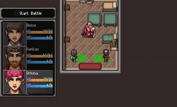 Пример визуального стиля и графики игры Singularity Tactics Arena