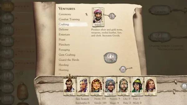 Пример визуального стиля и графики игры Six Ages 2  Lights Going Out