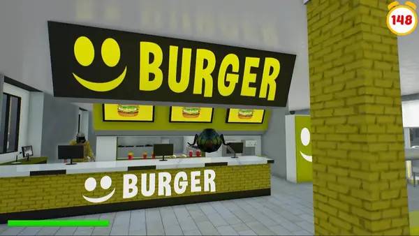 Пример визуального стиля и графики игры Slap The Fly