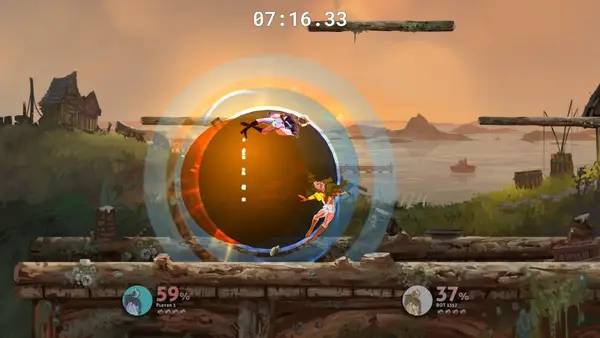 Пример визуального стиля и графики игры SLAYERS FOR HIRE