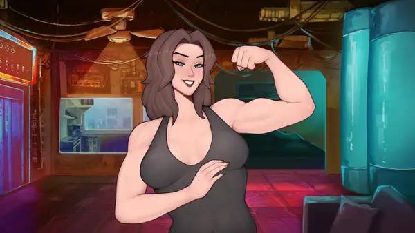 Пример визуального стиля и графики игры Sleeve Shock