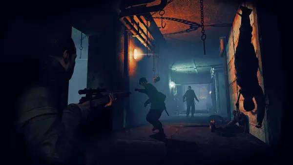 Пример визуального стиля и графики игры Sniper Elite  Nazi Zombie Army 2