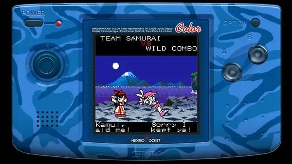 Пример визуального стиля и графики игры SNK VS. CAPCOM  THE MATCH OF THE MILLENNIUM