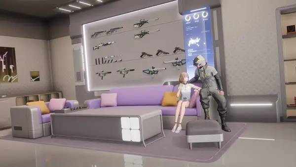 Пример визуального стиля и графики игры Snowbreak Containment Zone